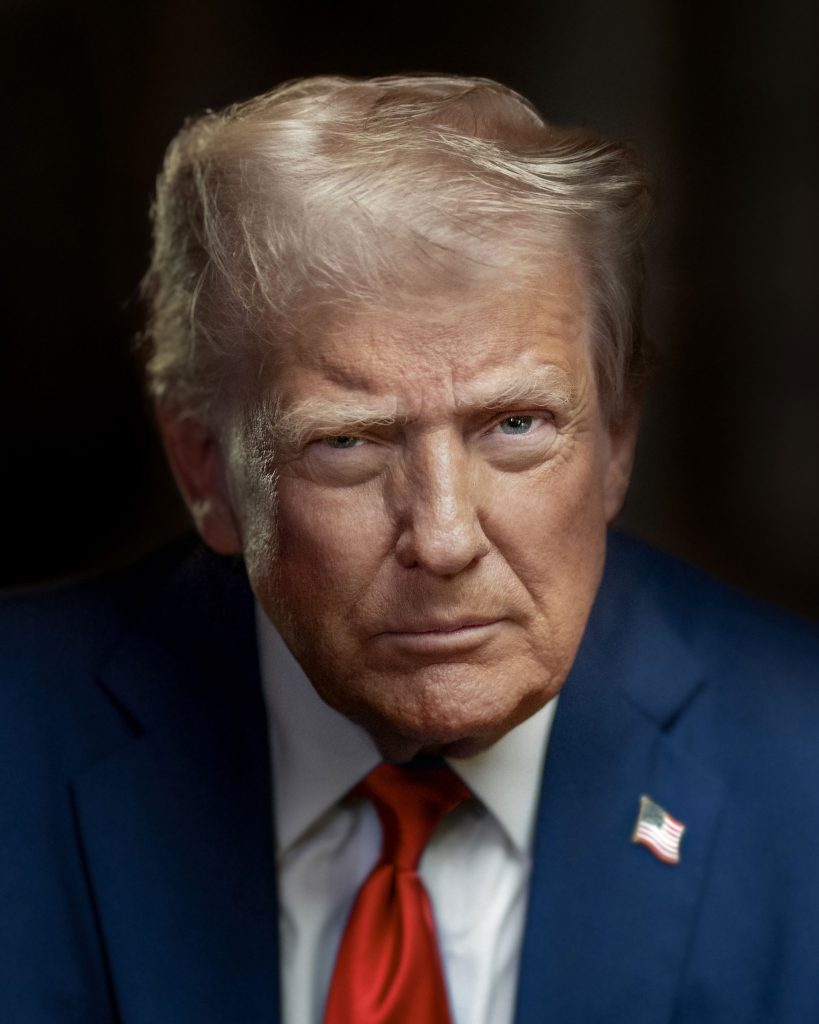 Official portrait of Donald J. Trump, 47th President of the United States